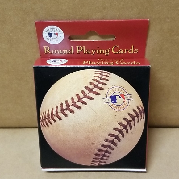 Baseball Round Playing Cards